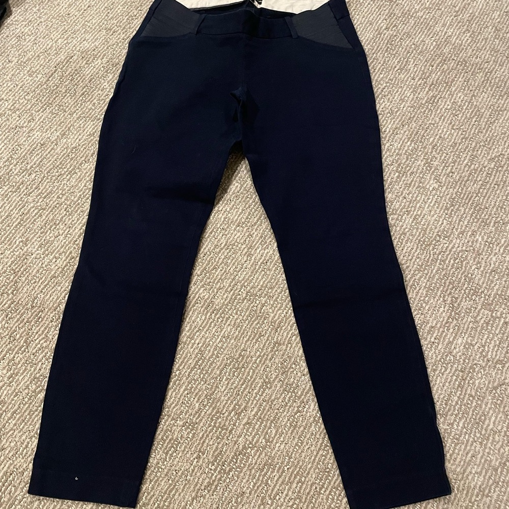 Navy JCrew Maternity Mini pants